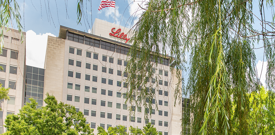 The Lilly Corporate Center in Indianapolis, Indiana
