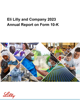 Eli Lilly and Company Annual Report on form 10-K cover image