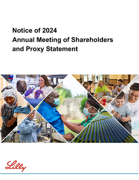 Eli Lilly 2024 Proxy Statement cover image